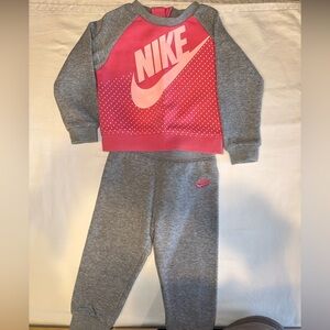 Nike Gray Kids Sweatshirt & pants set